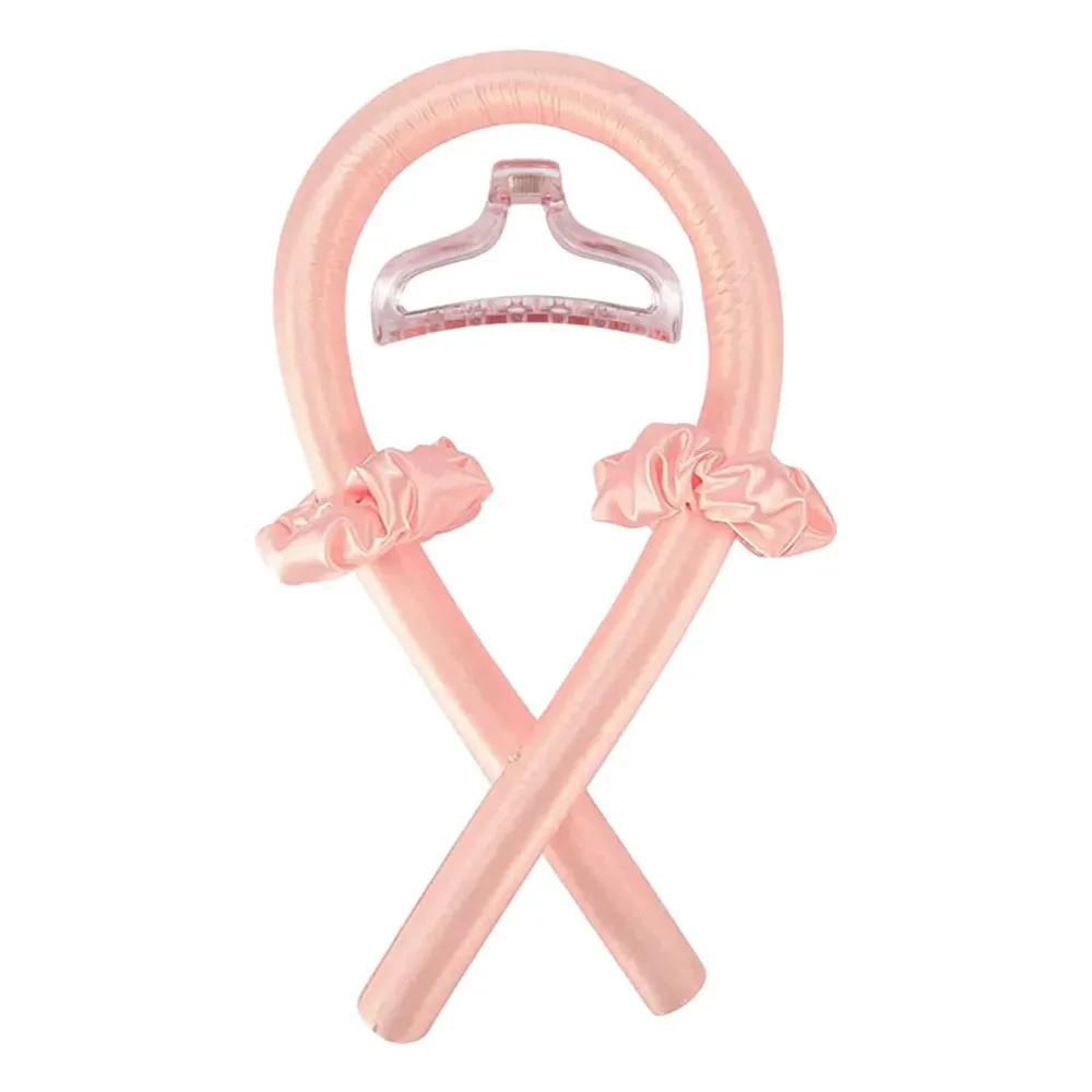 Heatless Curling Rod Headband No Heat Silk Curlers Ribbon Hair Rollers Keep On While Sleeping Soft Headband Lazy Hair Curlers Hair Styling Tools