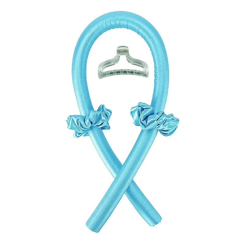 Heatless Curling Rod Headband No Heat Silk Curlers Ribbon Hair Rollers Keep On While Sleeping Soft Headband Lazy Hair Curlers Hair Styling Tools