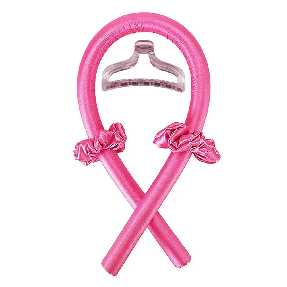 Heatless Curling Rod Headband No Heat Silk Curlers Ribbon Hair Rollers Keep On While Sleeping Soft Headband Lazy Hair Curlers Hair Styling Tools