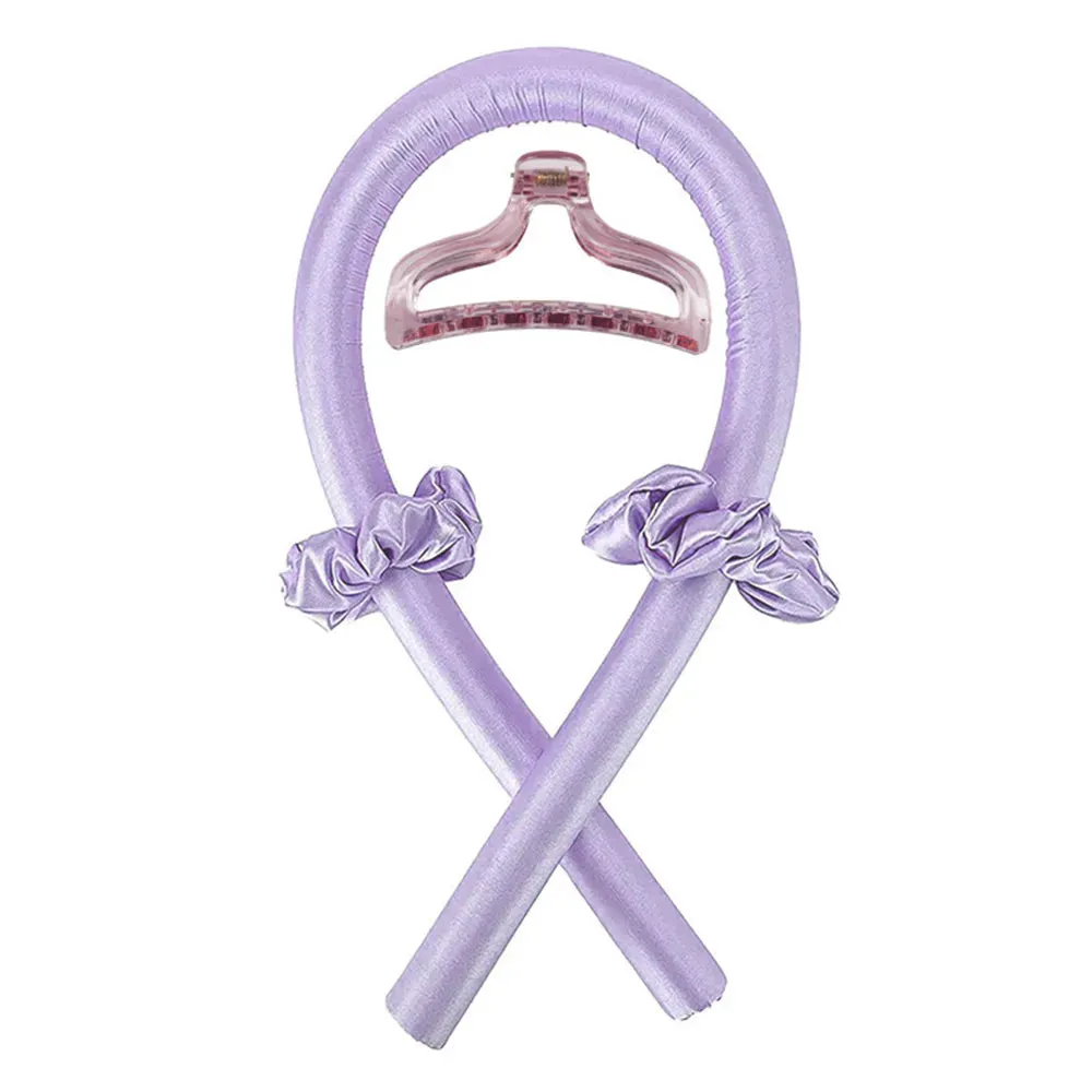Heatless Curling Rod Headband No Heat Silk Curlers Ribbon Hair Rollers Keep On While Sleeping Soft Headband Lazy Hair Curlers Hair Styling Tools
