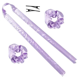 Heatless Curling Rod Headband No Heat Silk Curlers Ribbon Hair Rollers Keep On While Sleeping Soft Headband Lazy Hair Curlers Hair Styling Tools