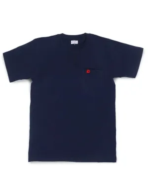 Jackhammer Beaver Pocket Tee Navy