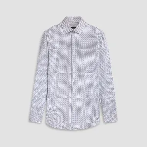 James Geometric Print OoohCotton Shirt