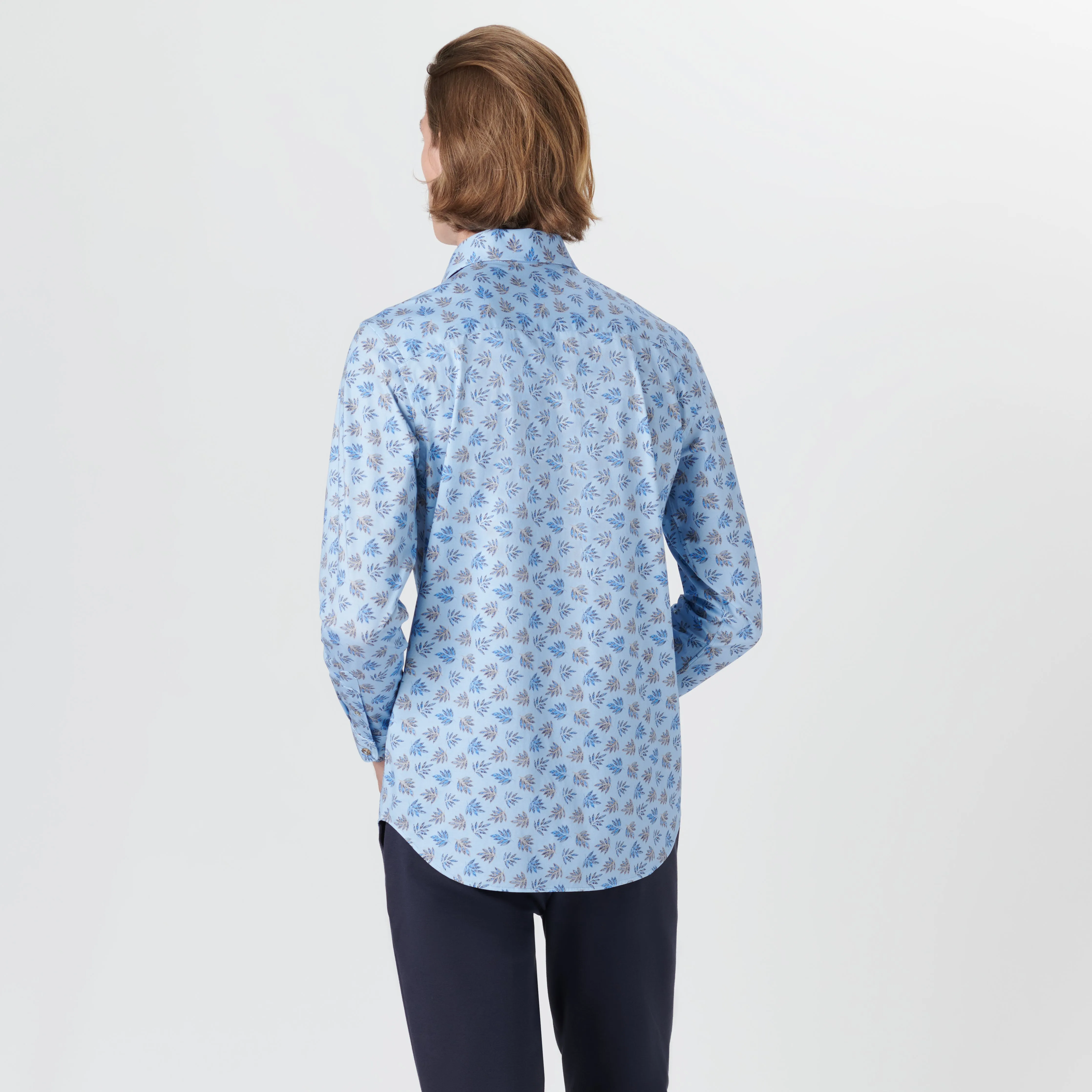 JAMES Leaf Print OoohCotton Shirt