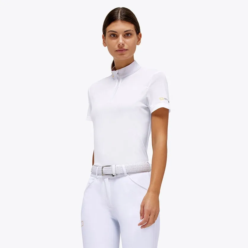 Jersey Mesh Short Sleeve Competition Shirt - White