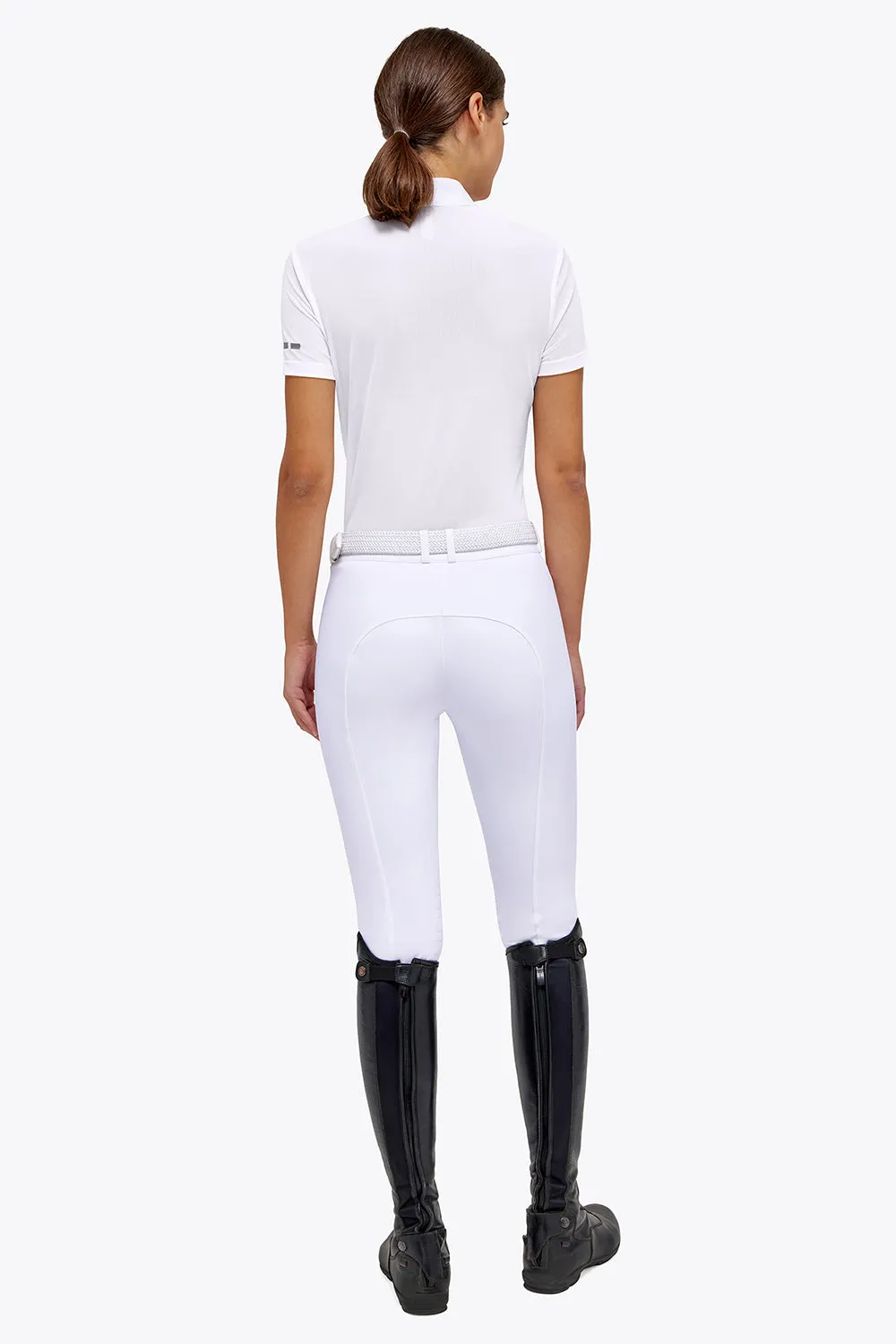 Jersey Mesh Short Sleeve Competition Shirt - White