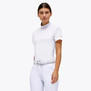 Jersey Mesh Short Sleeve Competition Shirt - White