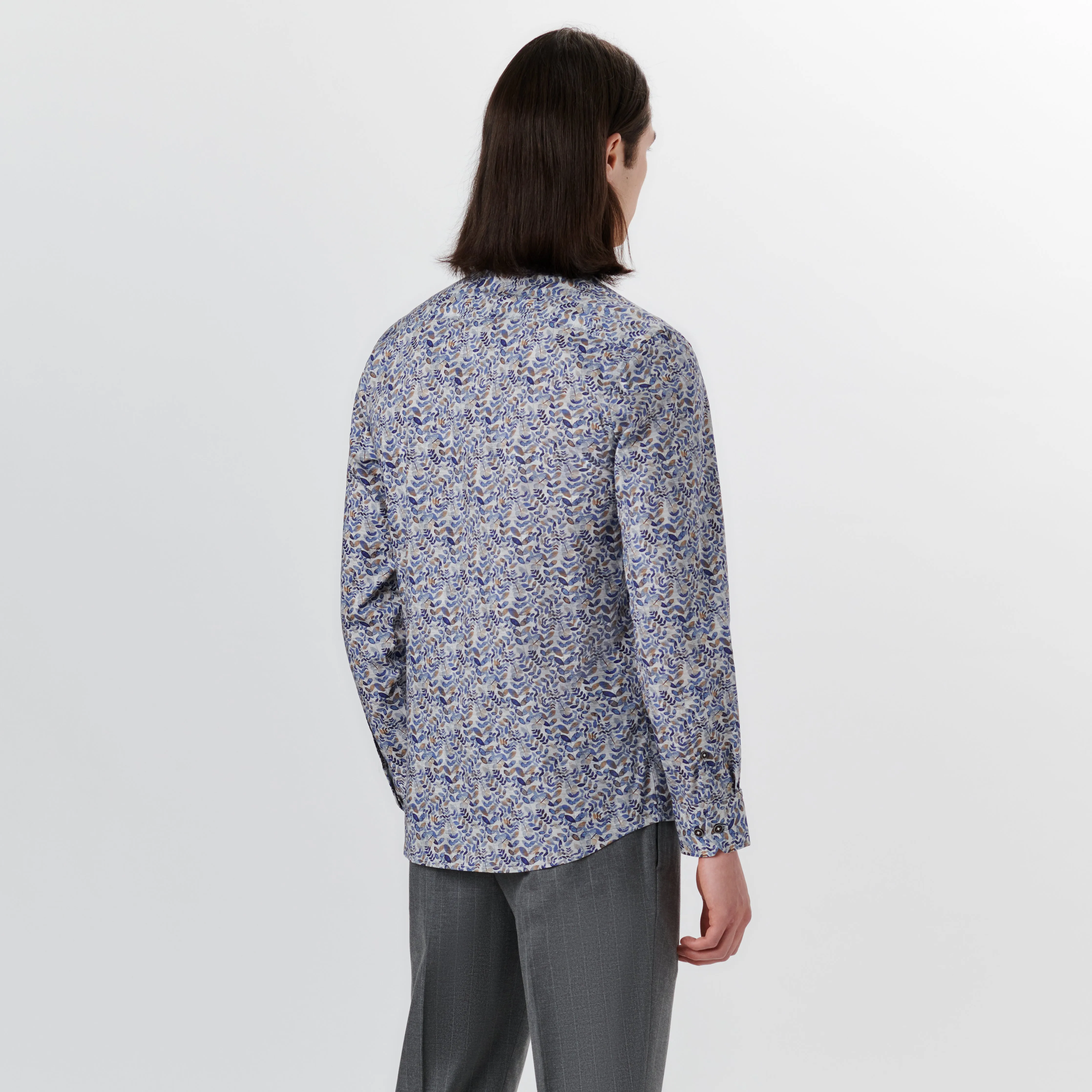 JULIAN Leaf Print Shirt