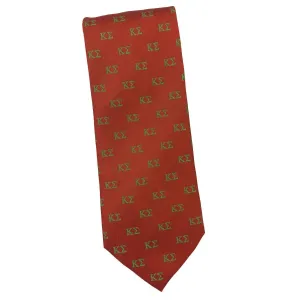 Kappa Sig Greek Letter Silk Tie