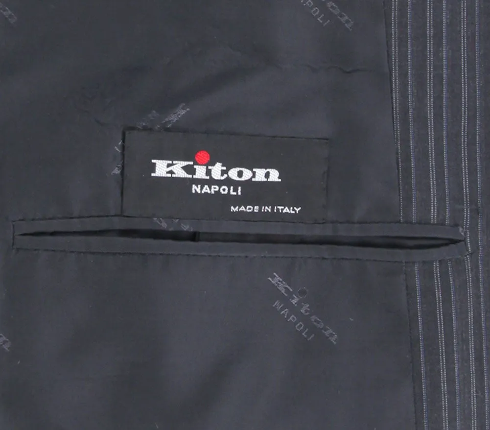 Kiton Charcoal Gray Suit – Size: 44 US / 54 EU