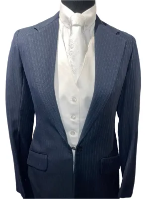 Ladies Polyester Navy Suit