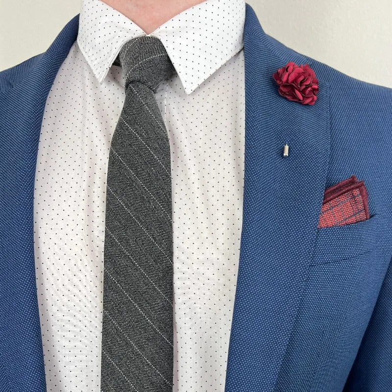 Lapel Pin - Rose Red