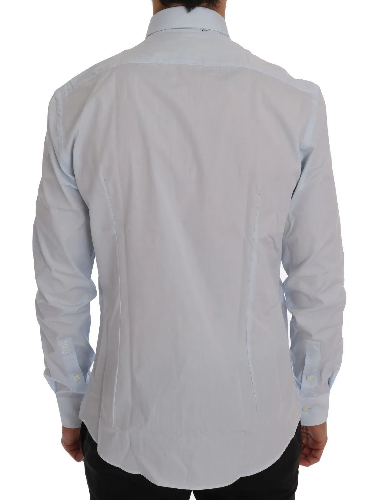 Light Blue Cotton Dress Shirt Trend Fit