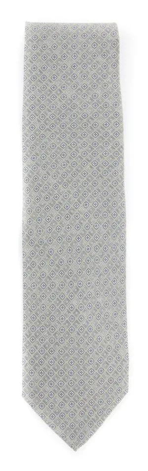 Luigi Borrelli Light Gray Silk Tie