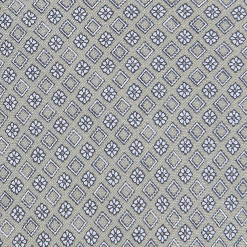 Luigi Borrelli Light Gray Silk Tie