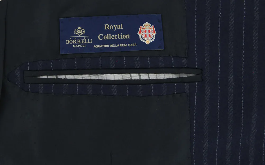 Luigi Borrelli Midnight Navy Blue Suit