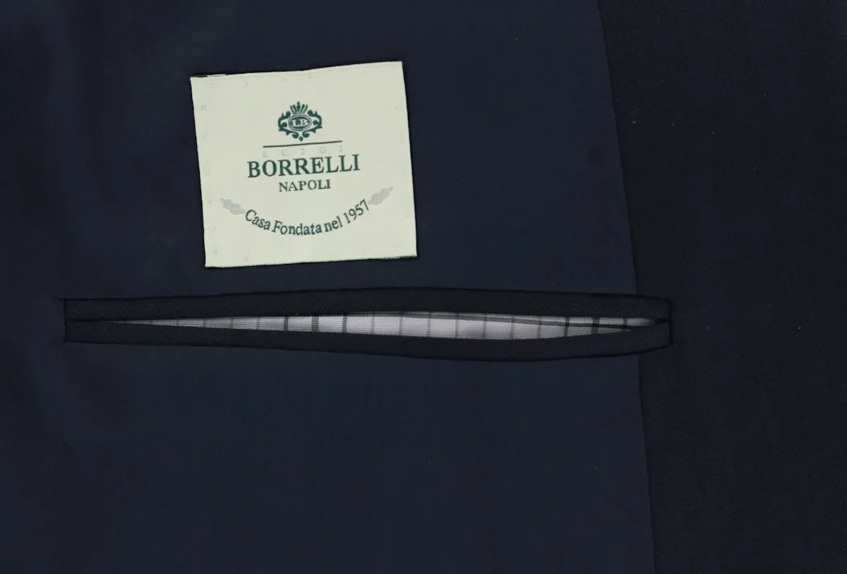 Luigi Borrelli Midnight Navy Blue Suit