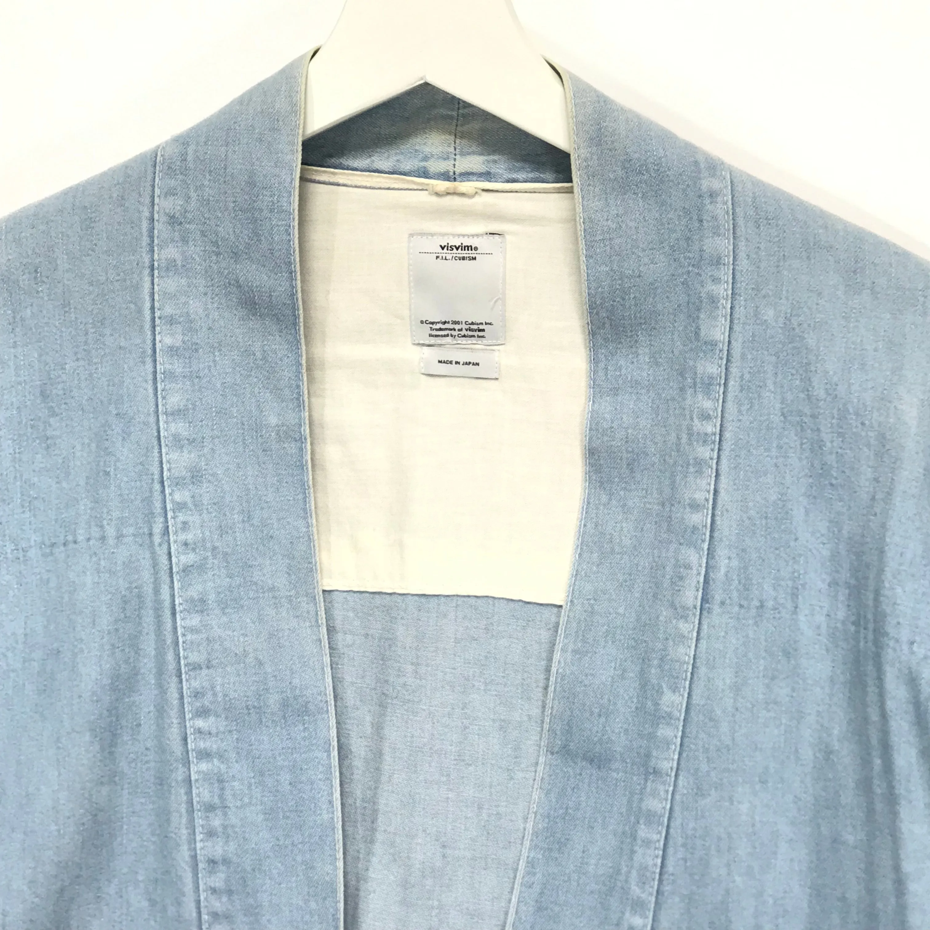 [M] Visvim 12SS SS Lhamo Shirt Damaged Indigo