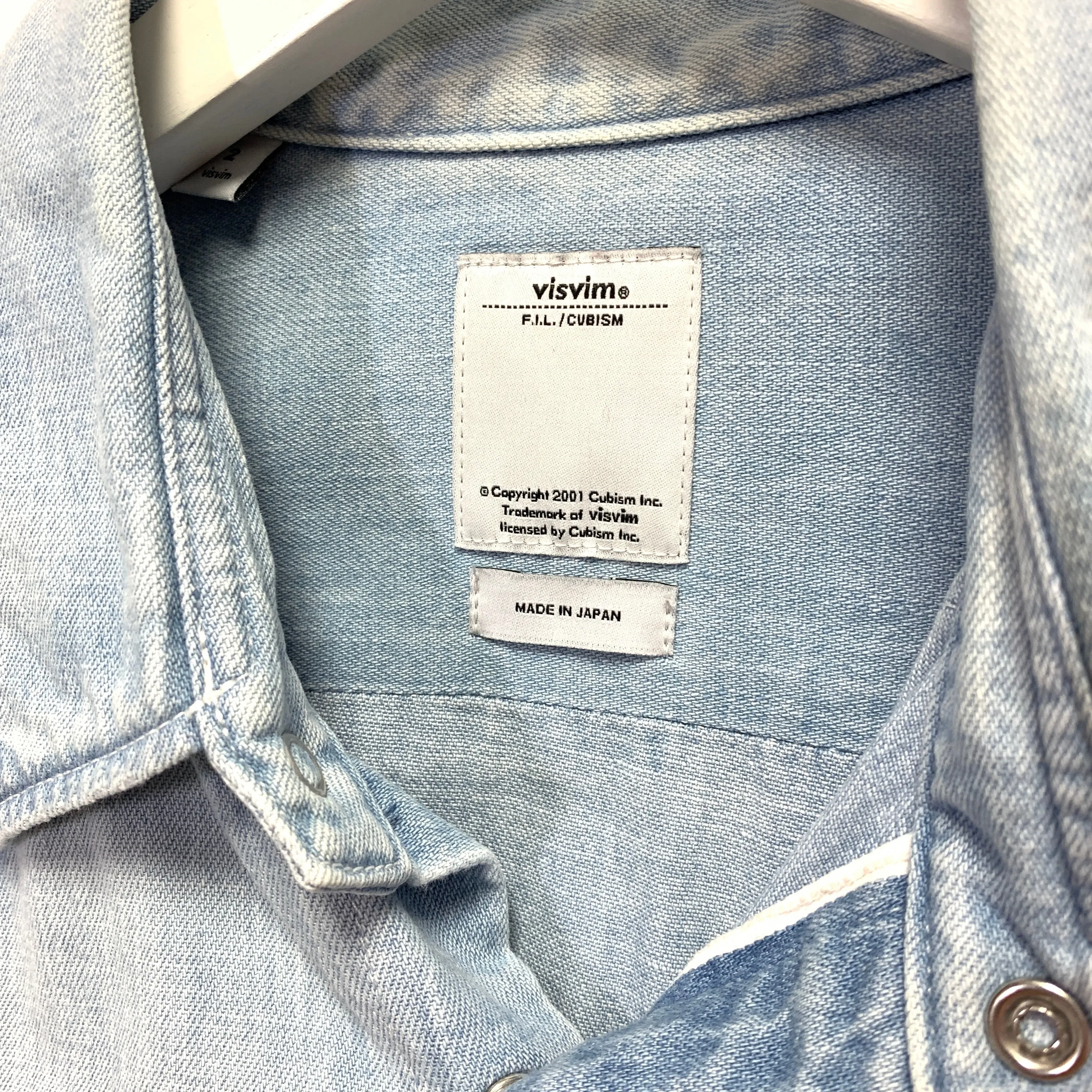 [M] VISVIM 15AW SS SOCIAL SCULPTURE SHIRT L/S DMGD