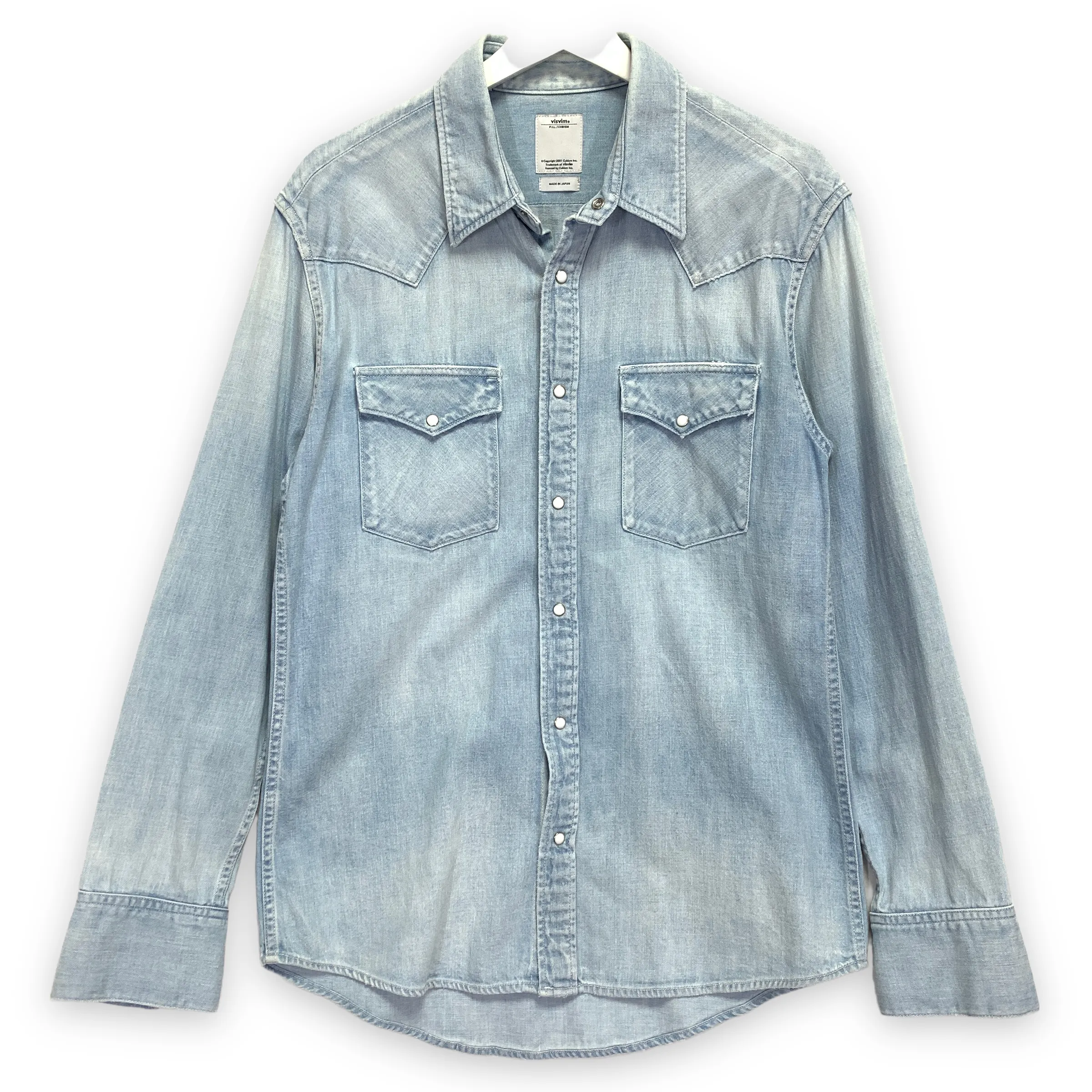 [M] VISVIM 15AW SS SOCIAL SCULPTURE SHIRT L/S DMGD