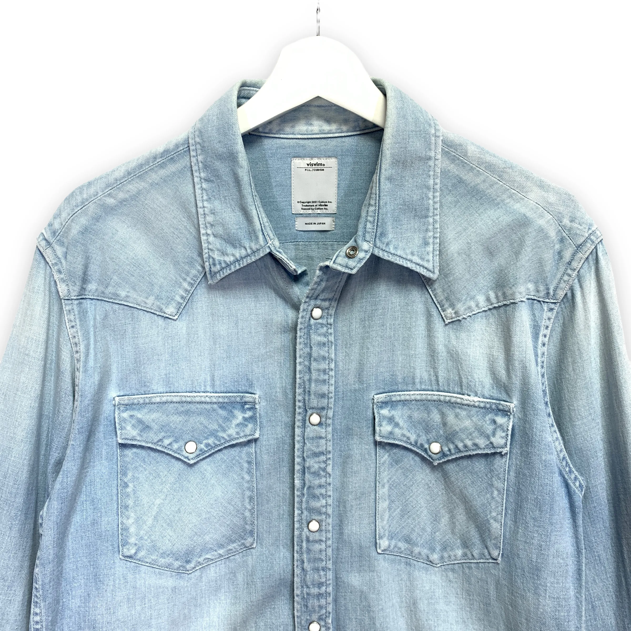[M] VISVIM 15AW SS SOCIAL SCULPTURE SHIRT L/S DMGD