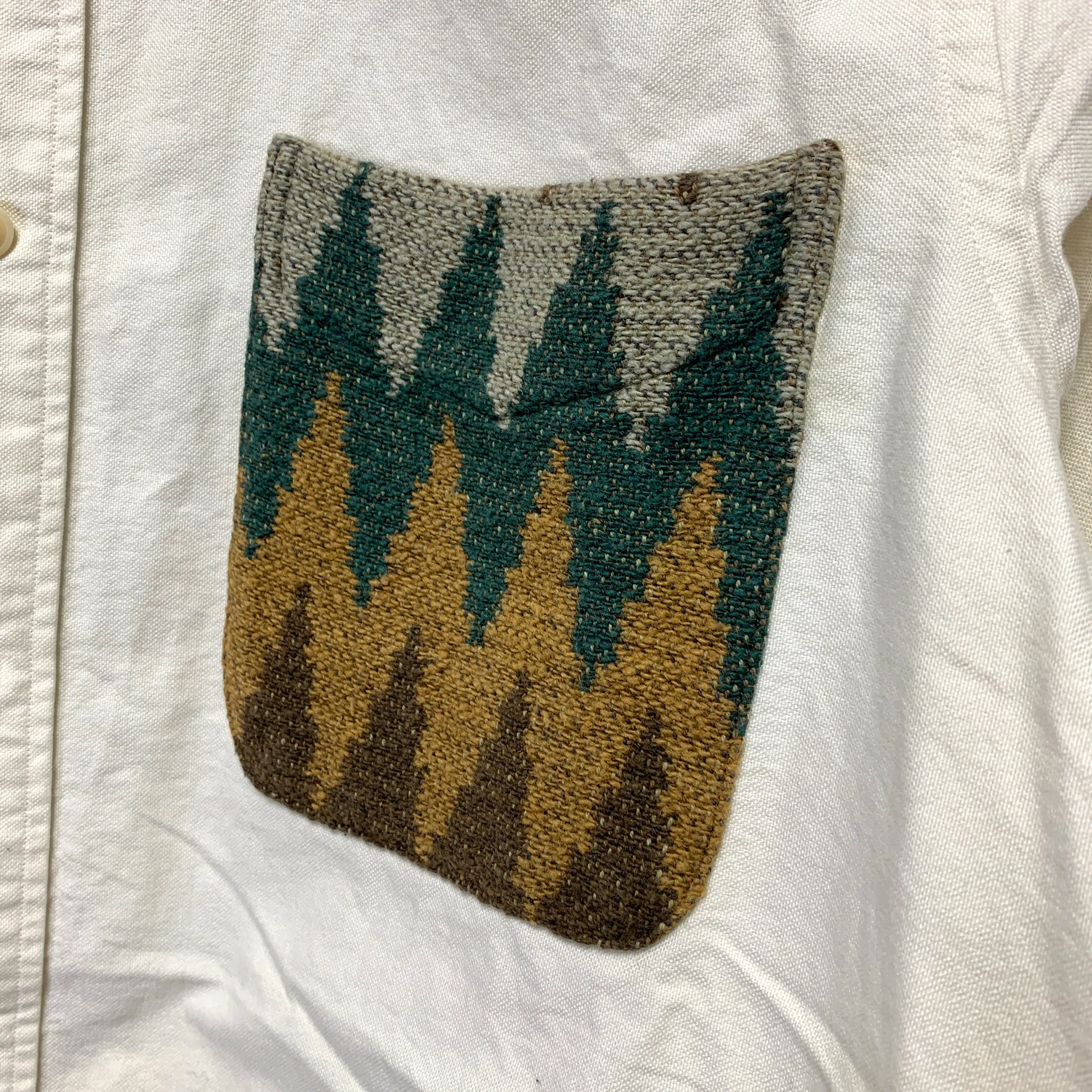 [M] Visvim 17SS Ron Herman Japan Limited Blanket Pocket BD L/S Shirt