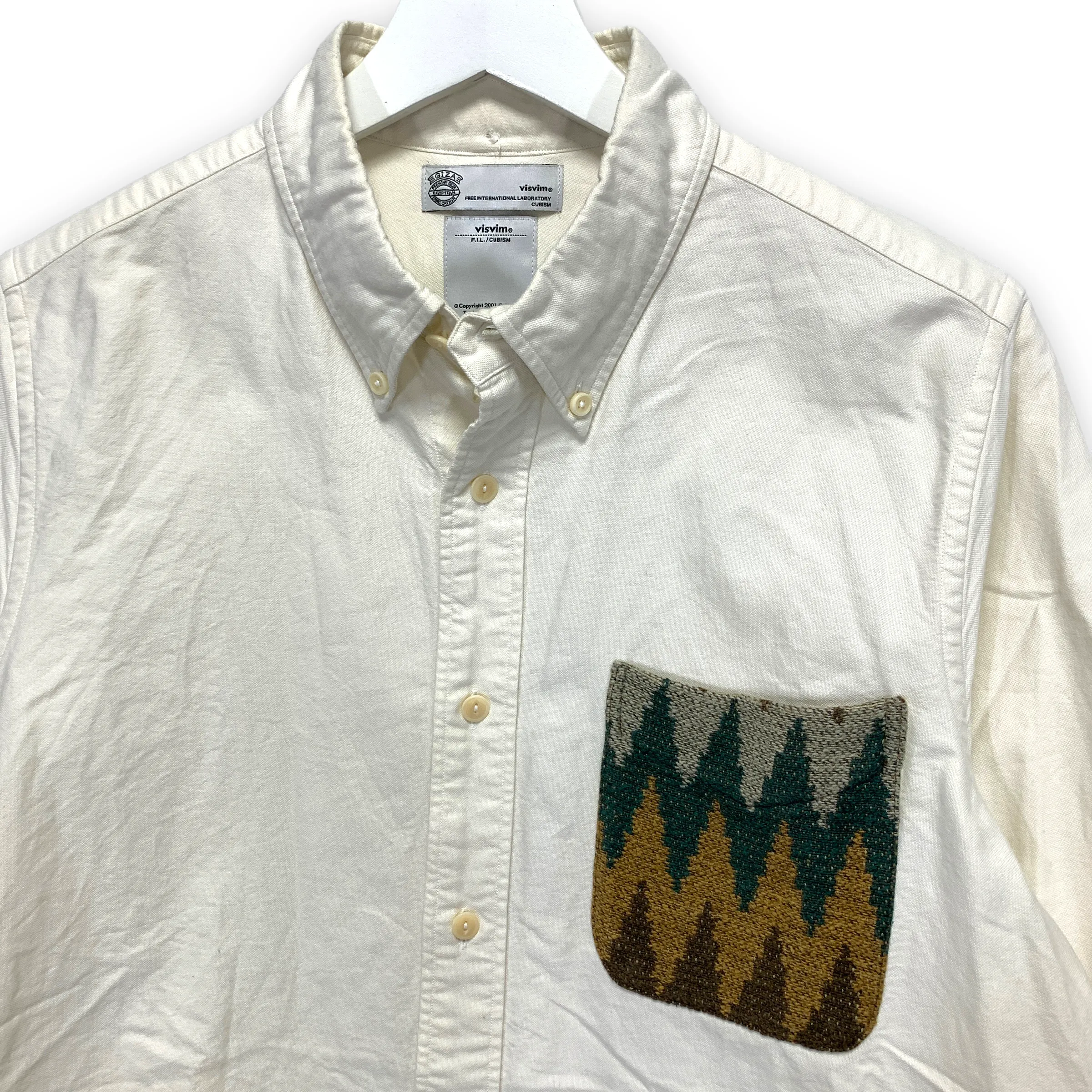 [M] Visvim 17SS Ron Herman Japan Limited Blanket Pocket BD L/S Shirt