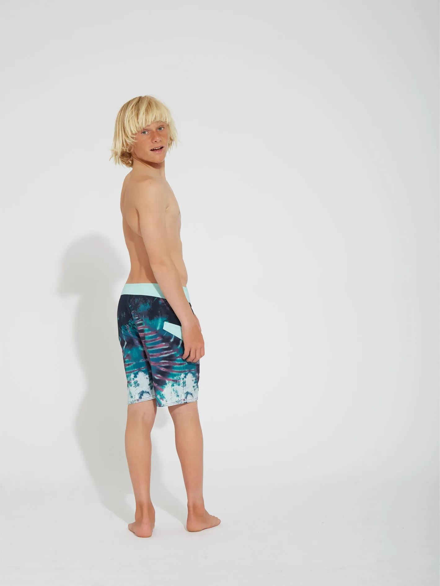 Mad Wash Mod 16" Boardshort - NAVY - (KIDS)