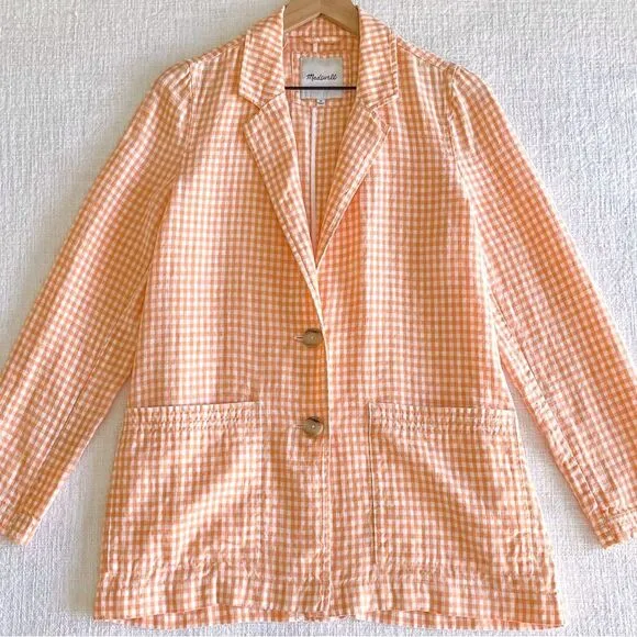 Madewell linen blazer.
