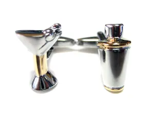 Martini and Shaker Cufflinks