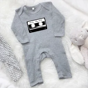 Mixtape Personalised Baby Rompersuit