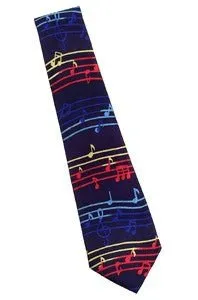 Music Ties - Rainbow Staff