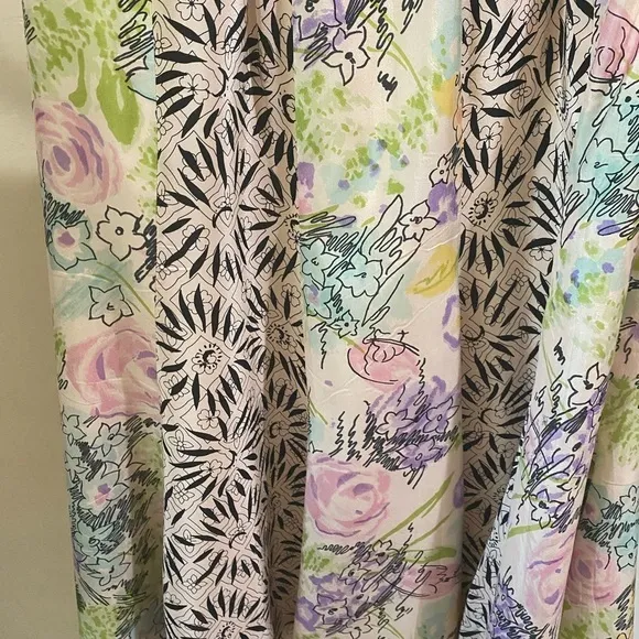 Nanette Lepore Silk Floral Strapless Dress