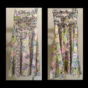Nanette Lepore Silk Floral Strapless Dress