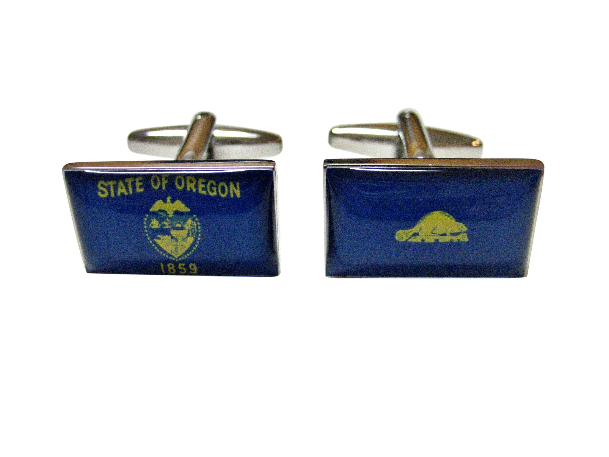 Oregon State Flag Cufflinks
