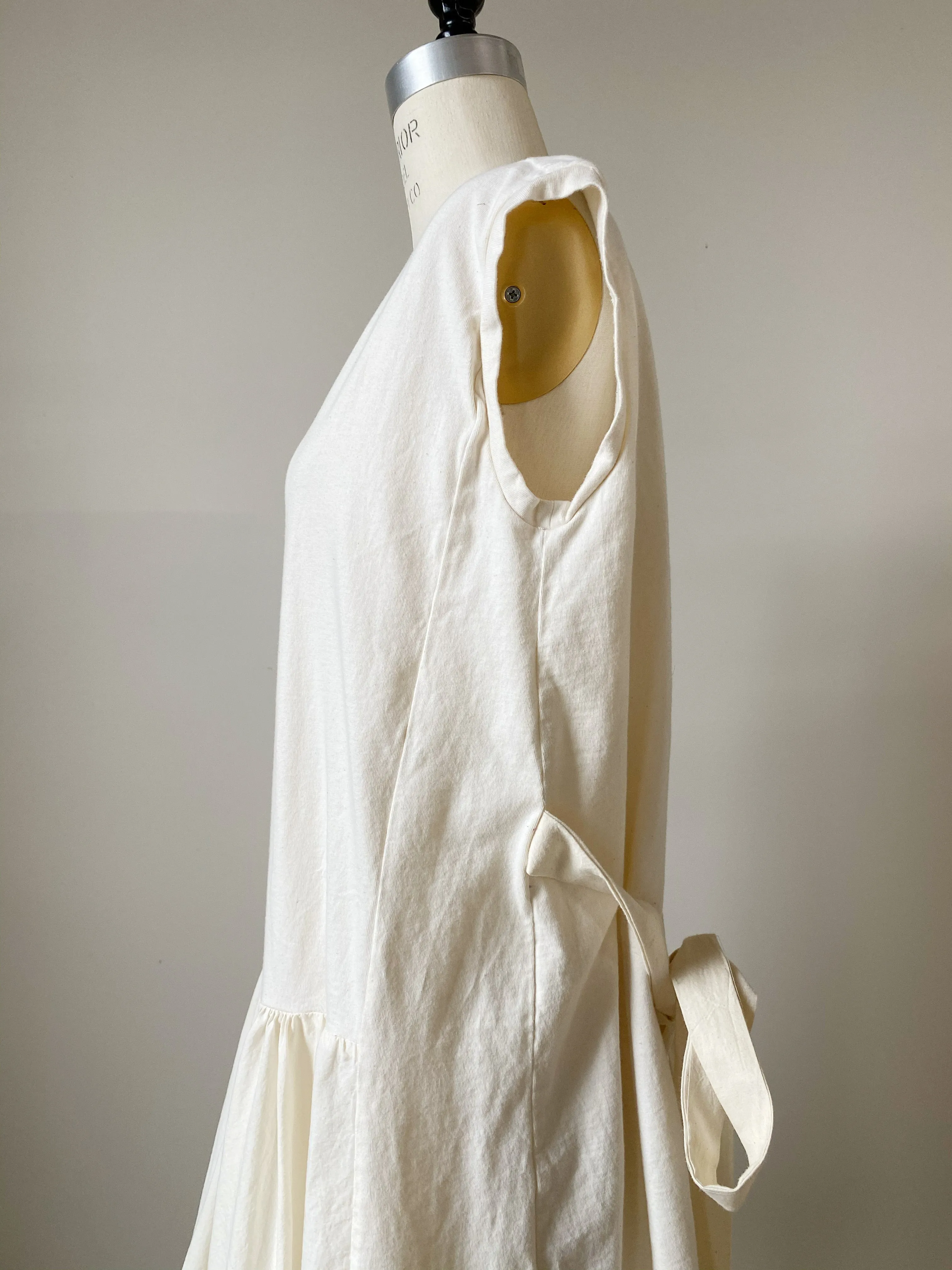 organdy and double lace jersey dress
