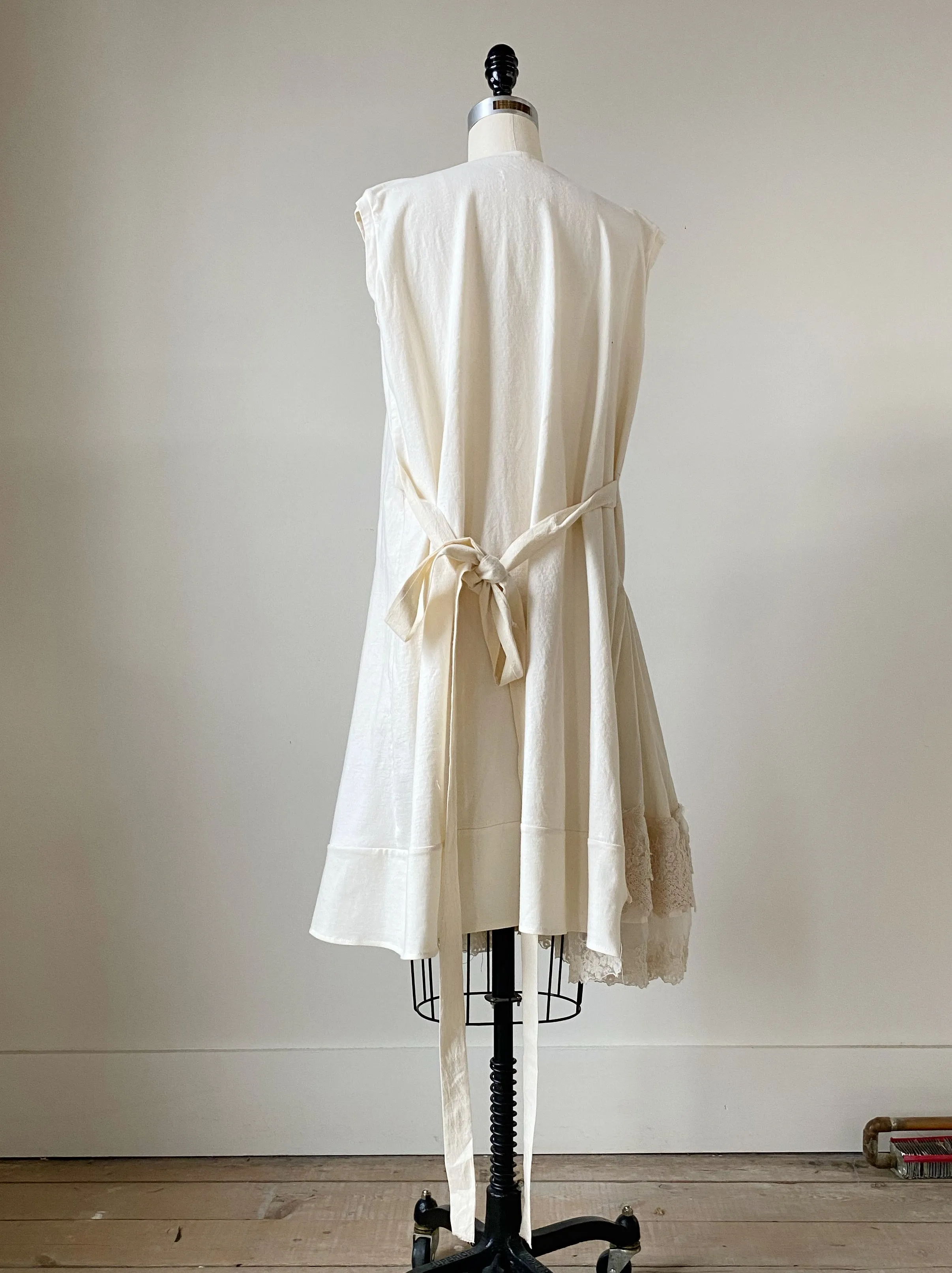 organdy and double lace jersey dress