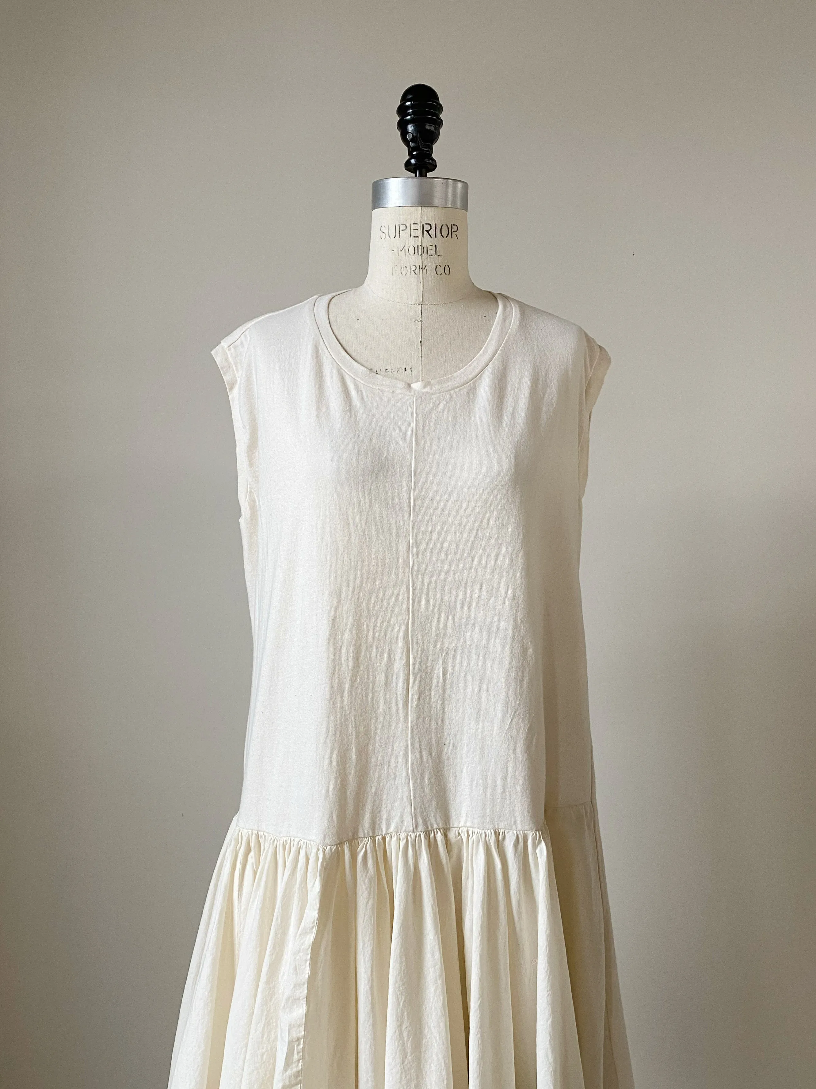 organdy and double lace jersey dress