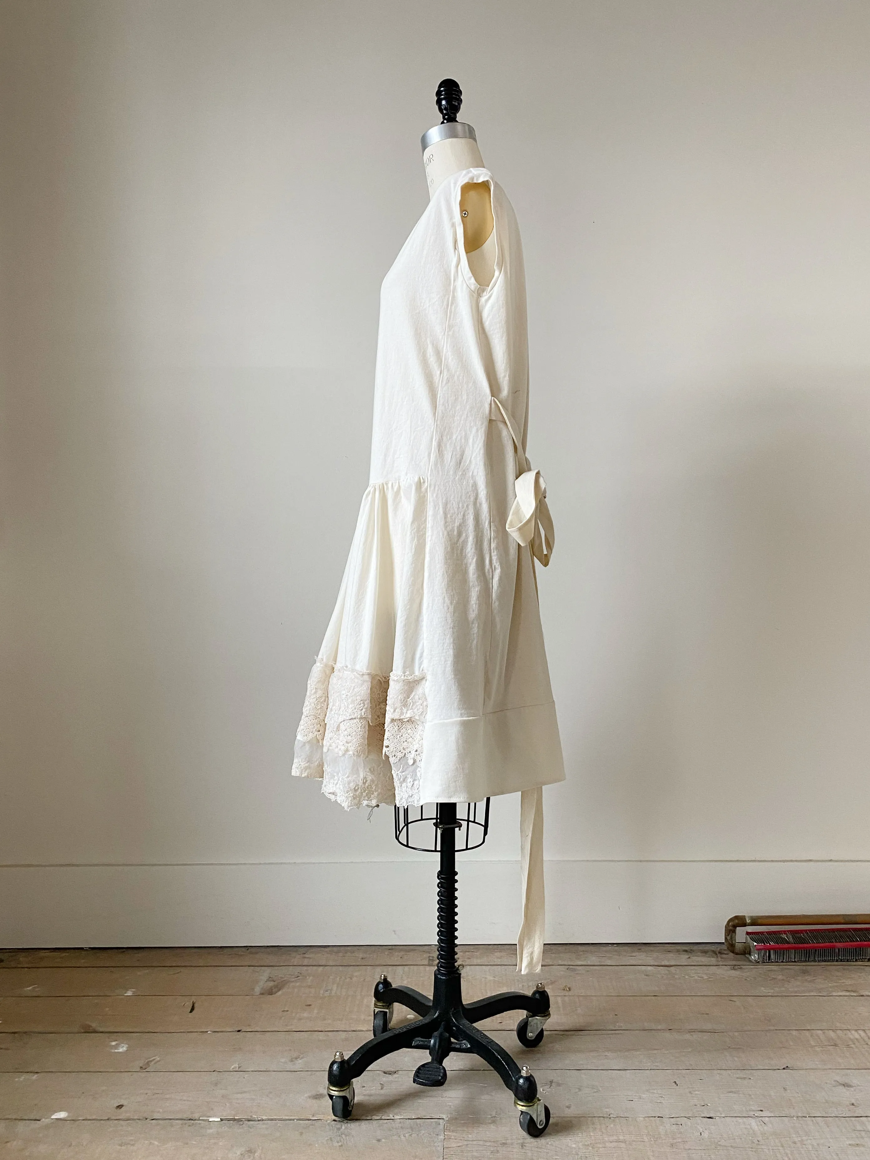 organdy and double lace jersey dress