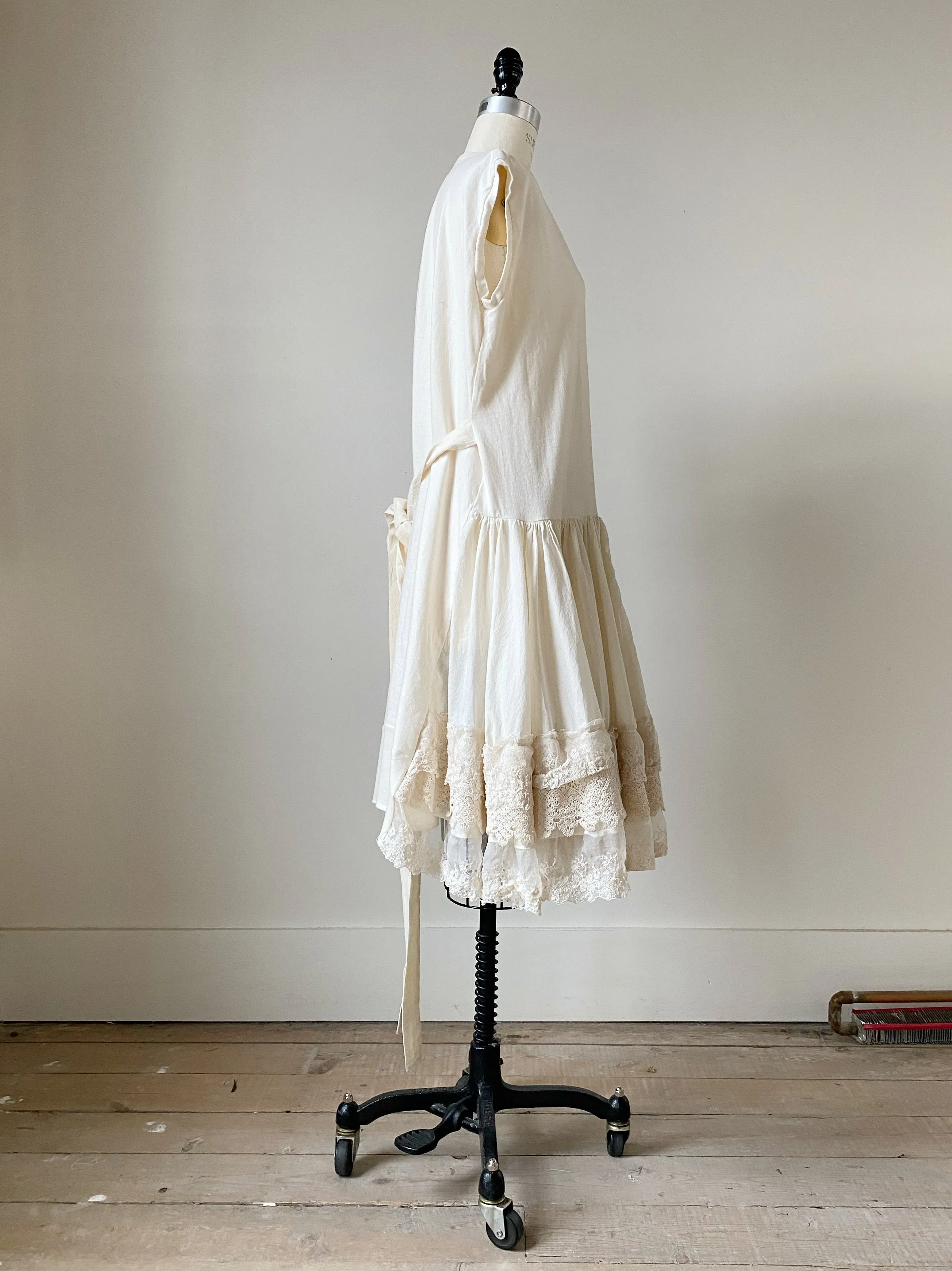 organdy and double lace jersey dress