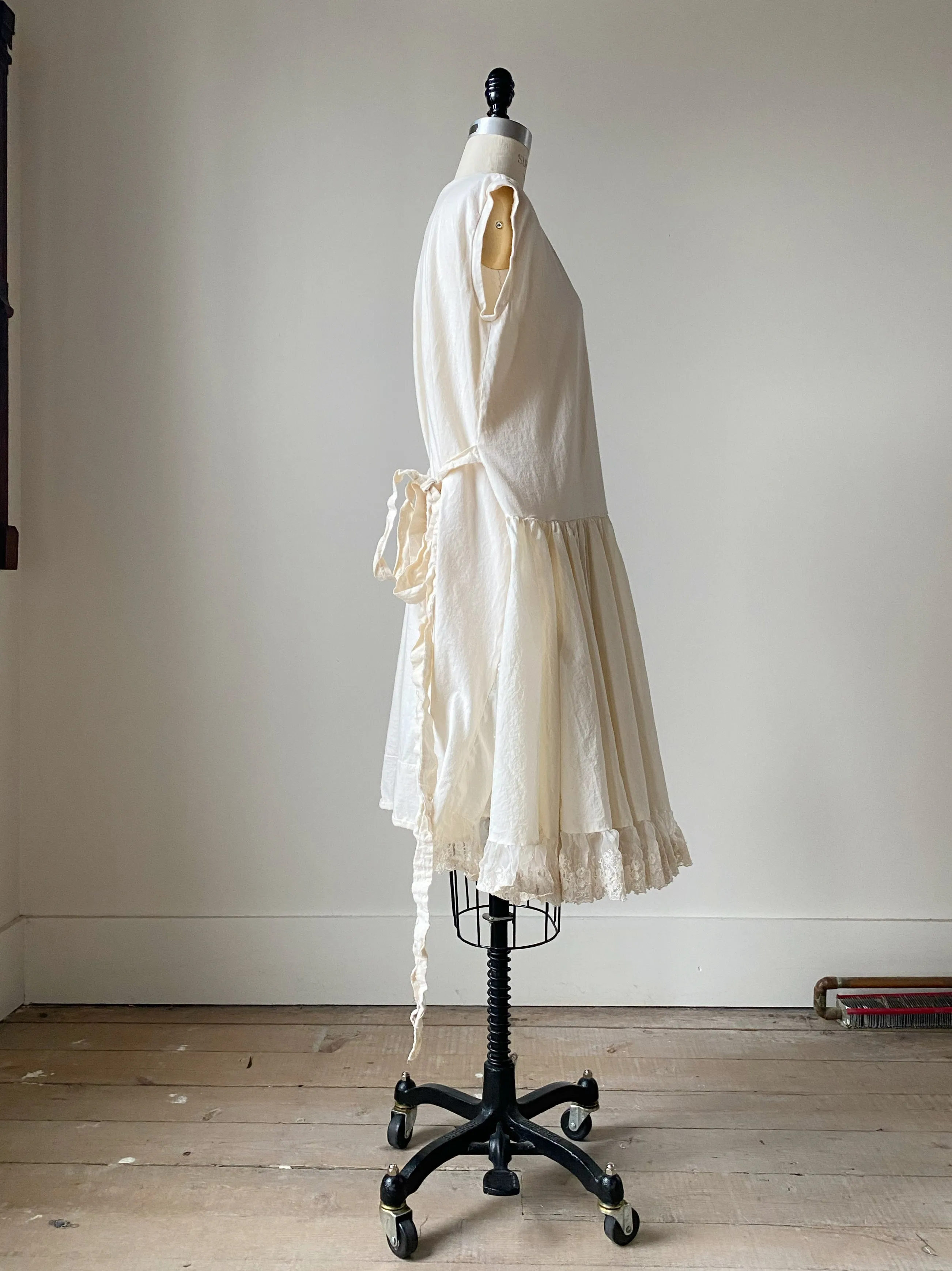 organdy and lace jersey dress