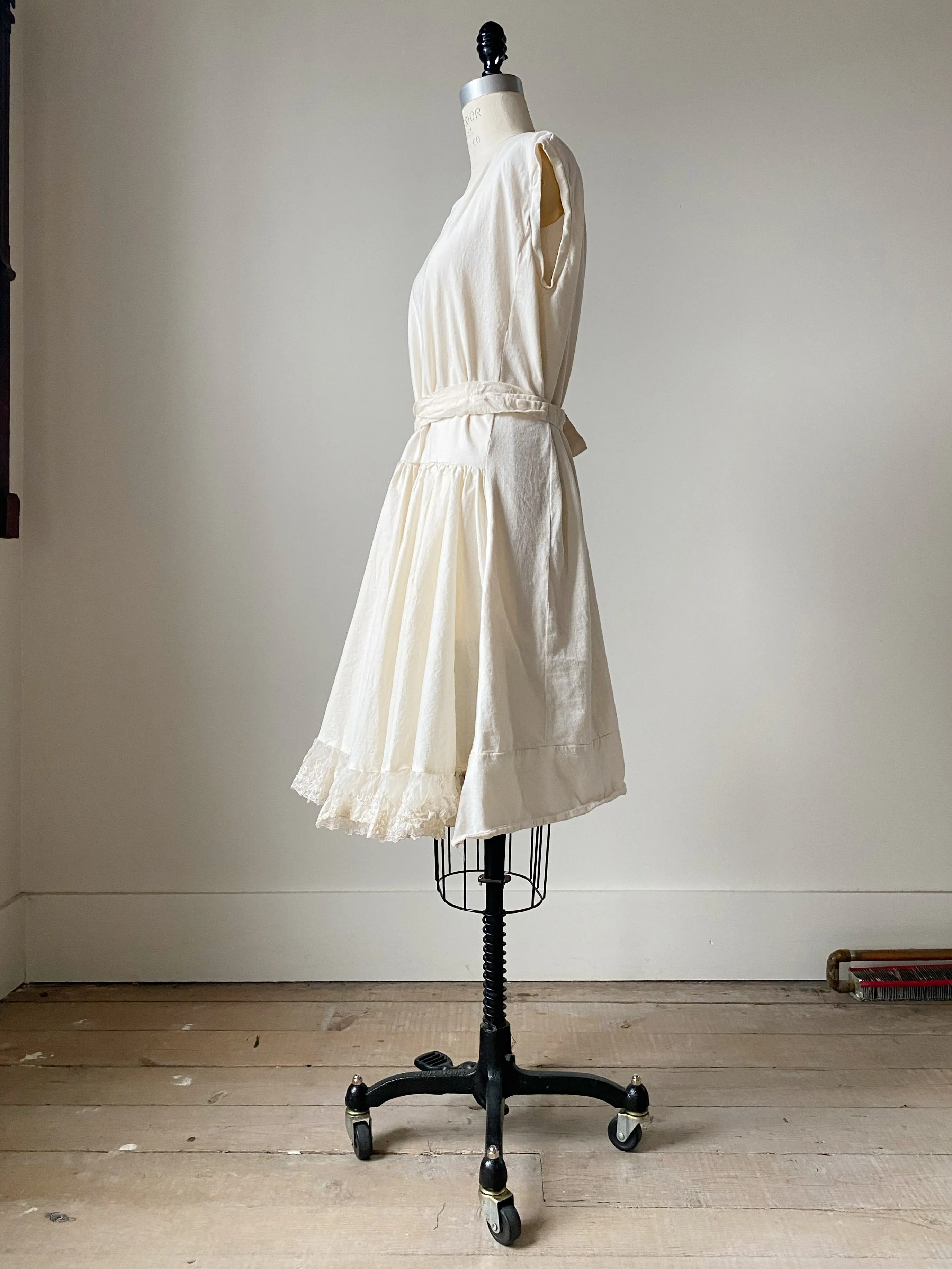 organdy and lace jersey dress