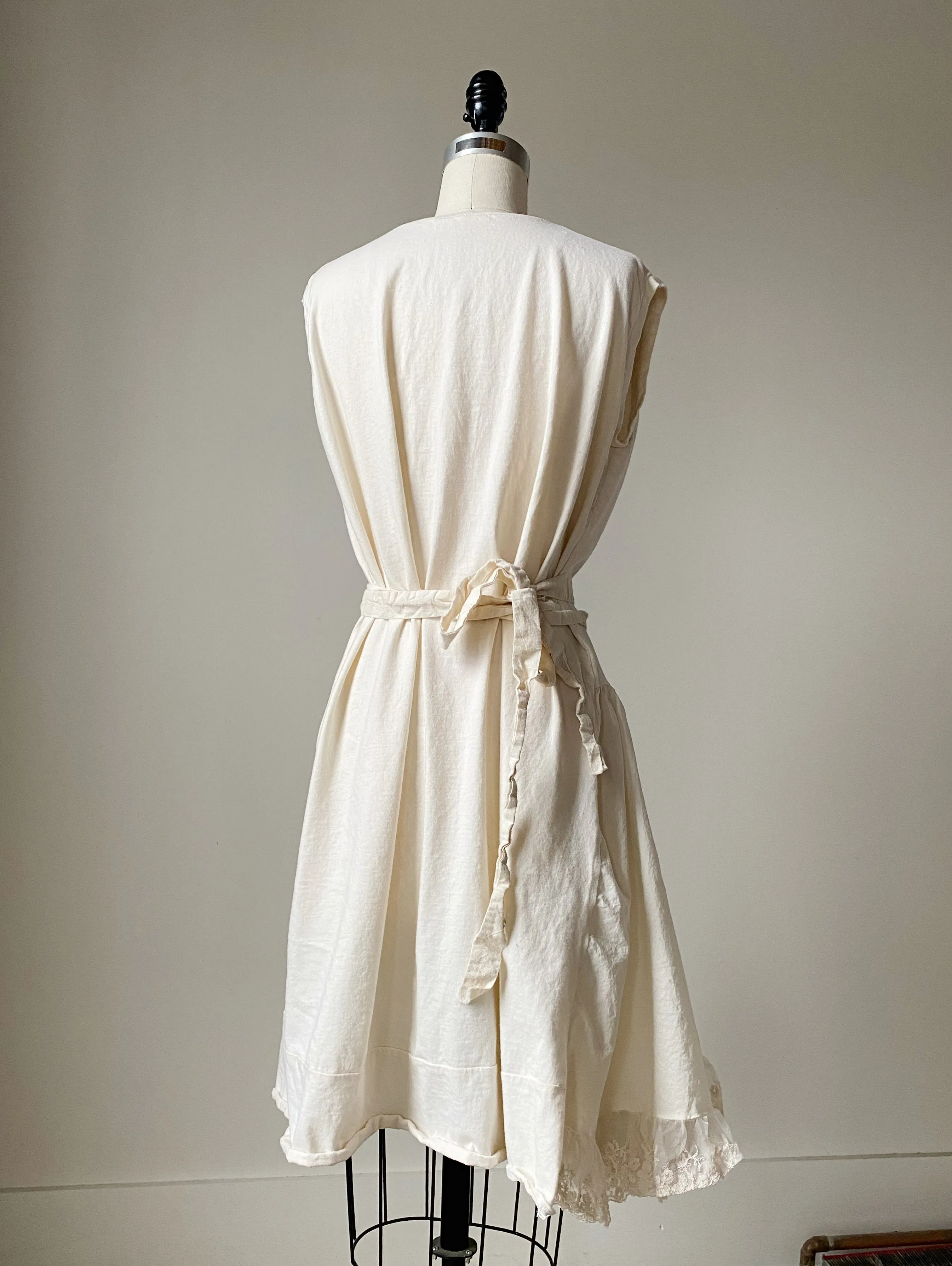 organdy and lace jersey dress