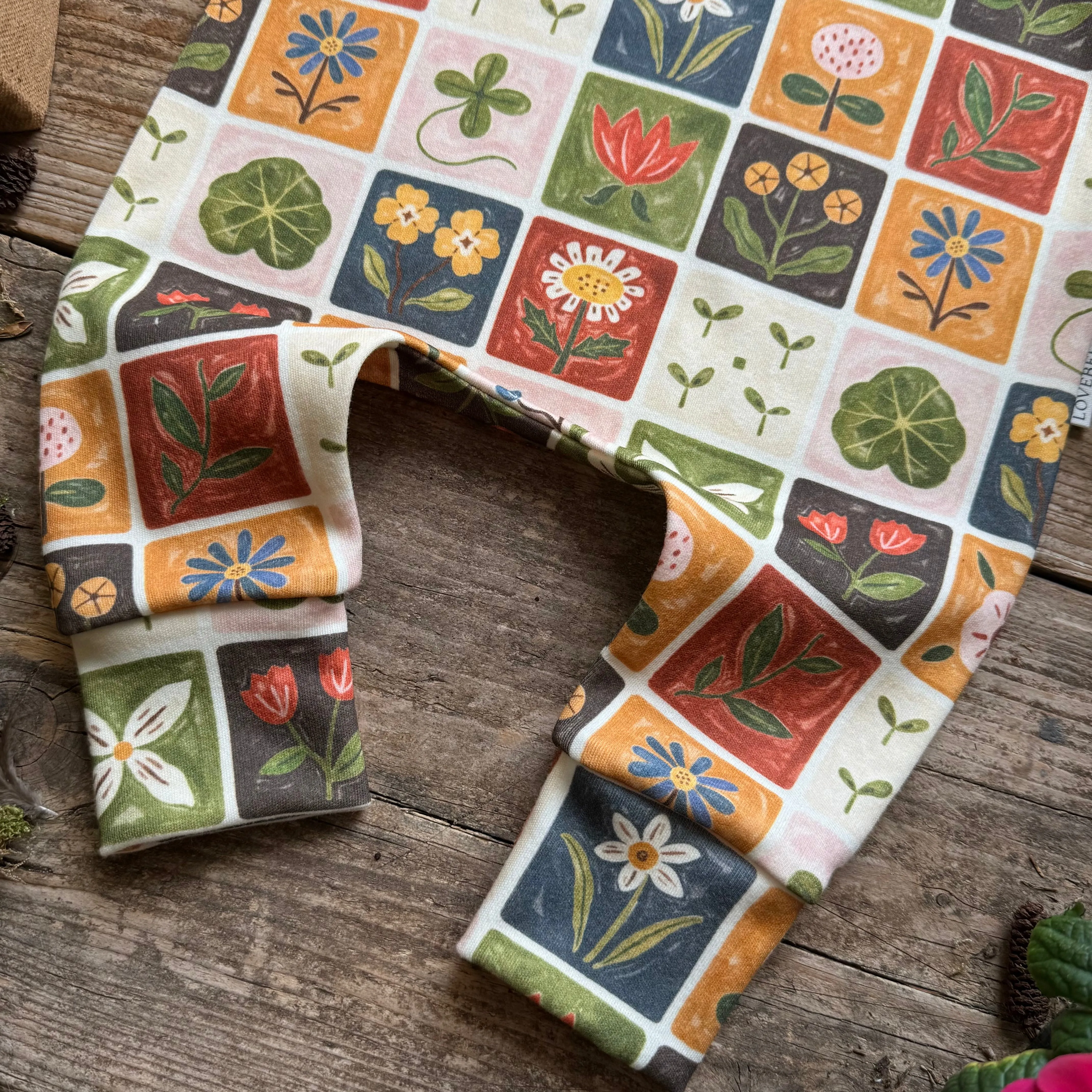 Patchwork Blooms Long Romper | Ready To Post