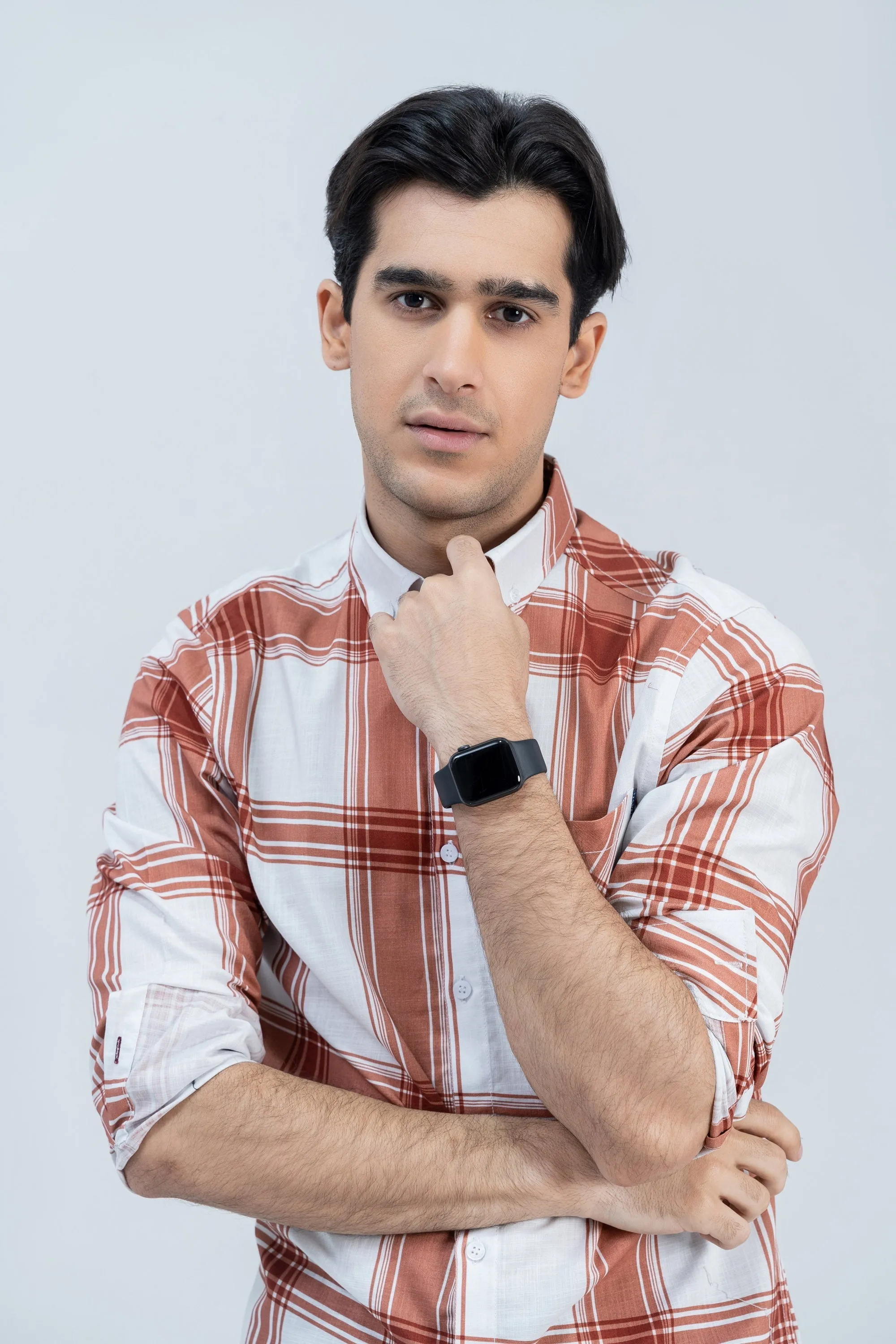 Red Digital Print Shirt