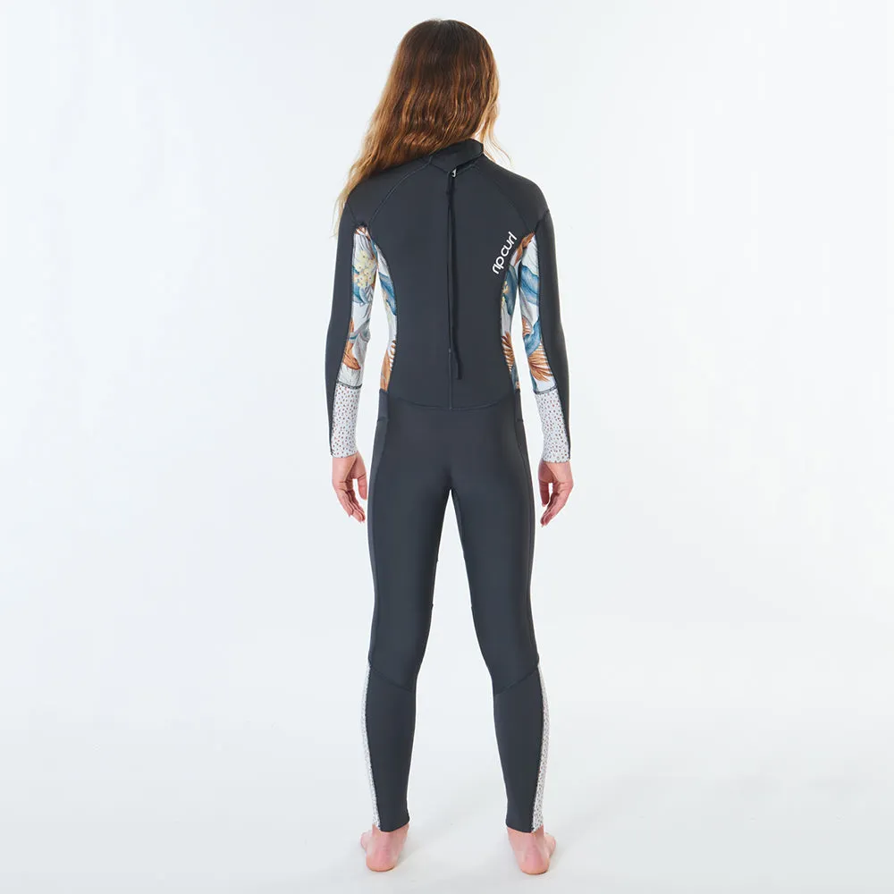 Rip Curl Girls Dawn Patrol 5/3mm BZ Winter Wetsuit -Charcoal Grey