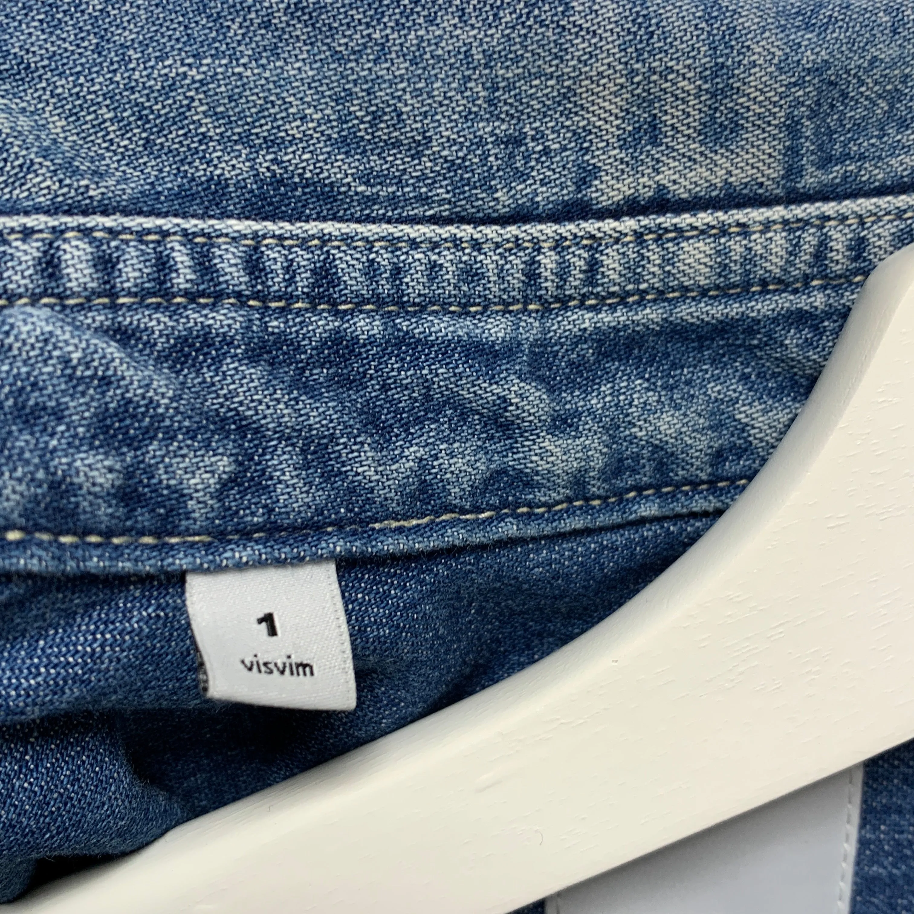 [S] Visvim 12SS Social Sculpture Four Corners Damaged Shirt Indigo