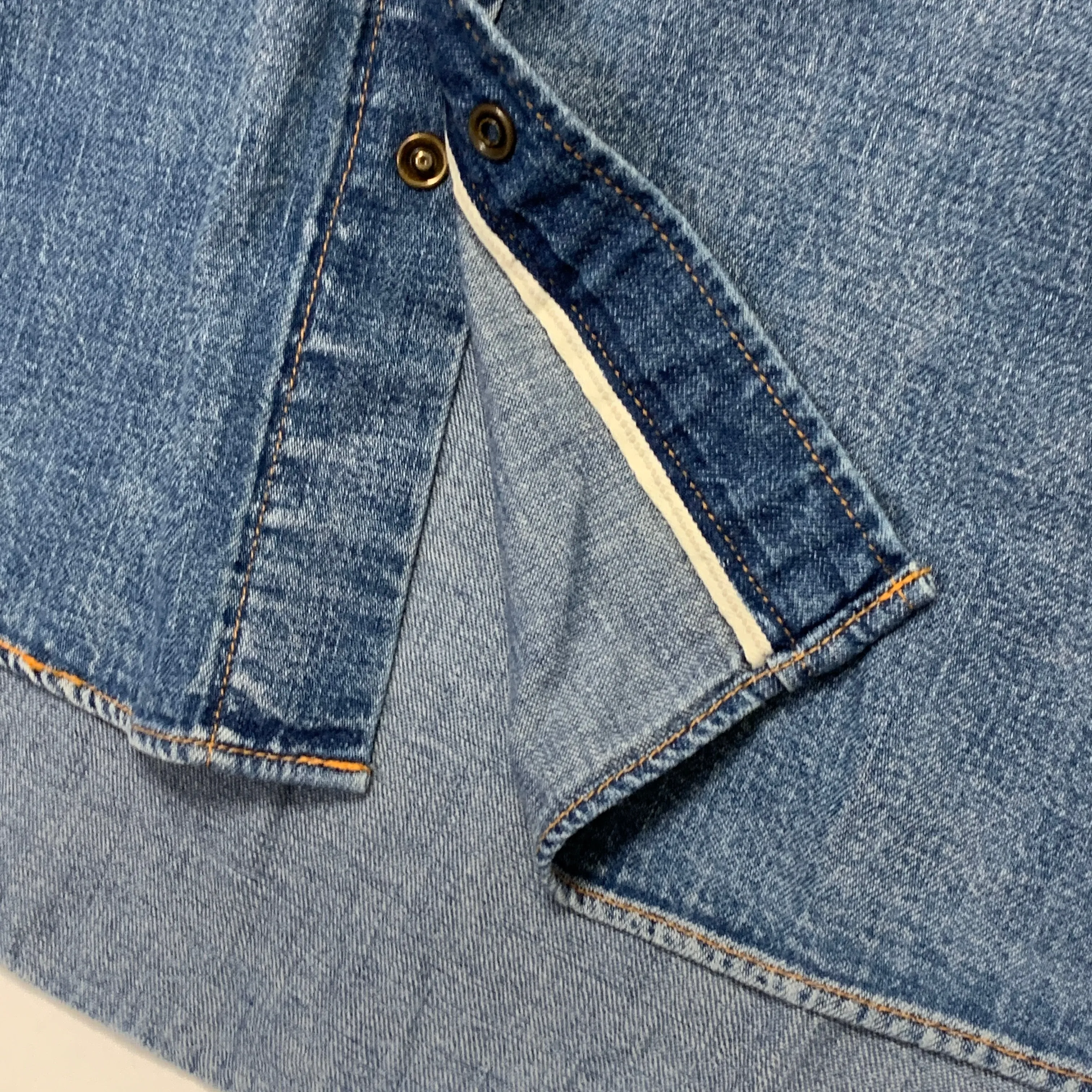 [S] Visvim 12SS Social Sculpture Four Corners Damaged Shirt Indigo