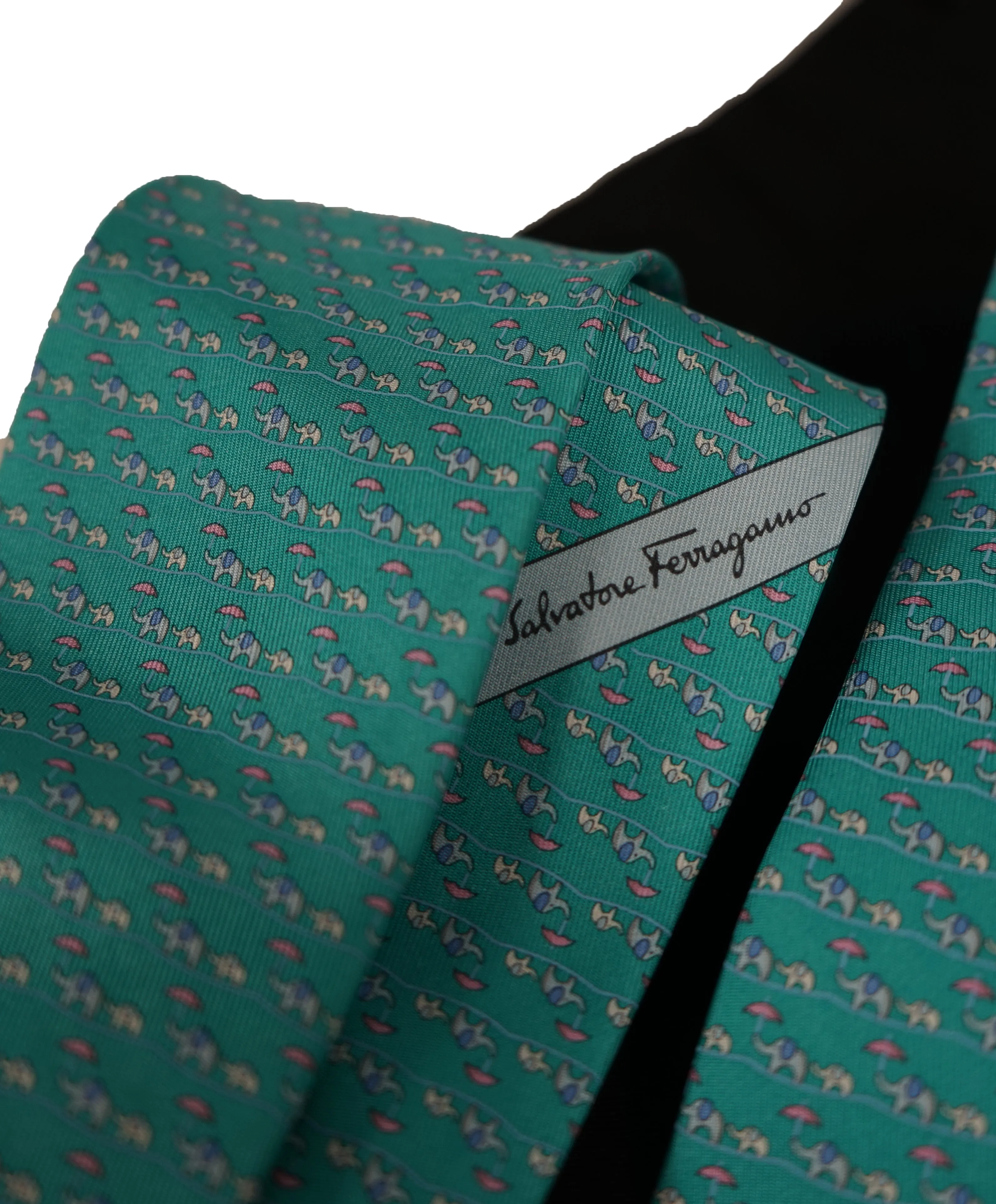SALVATORE FERRAGAMO - Father & Son Set Elephant Tie