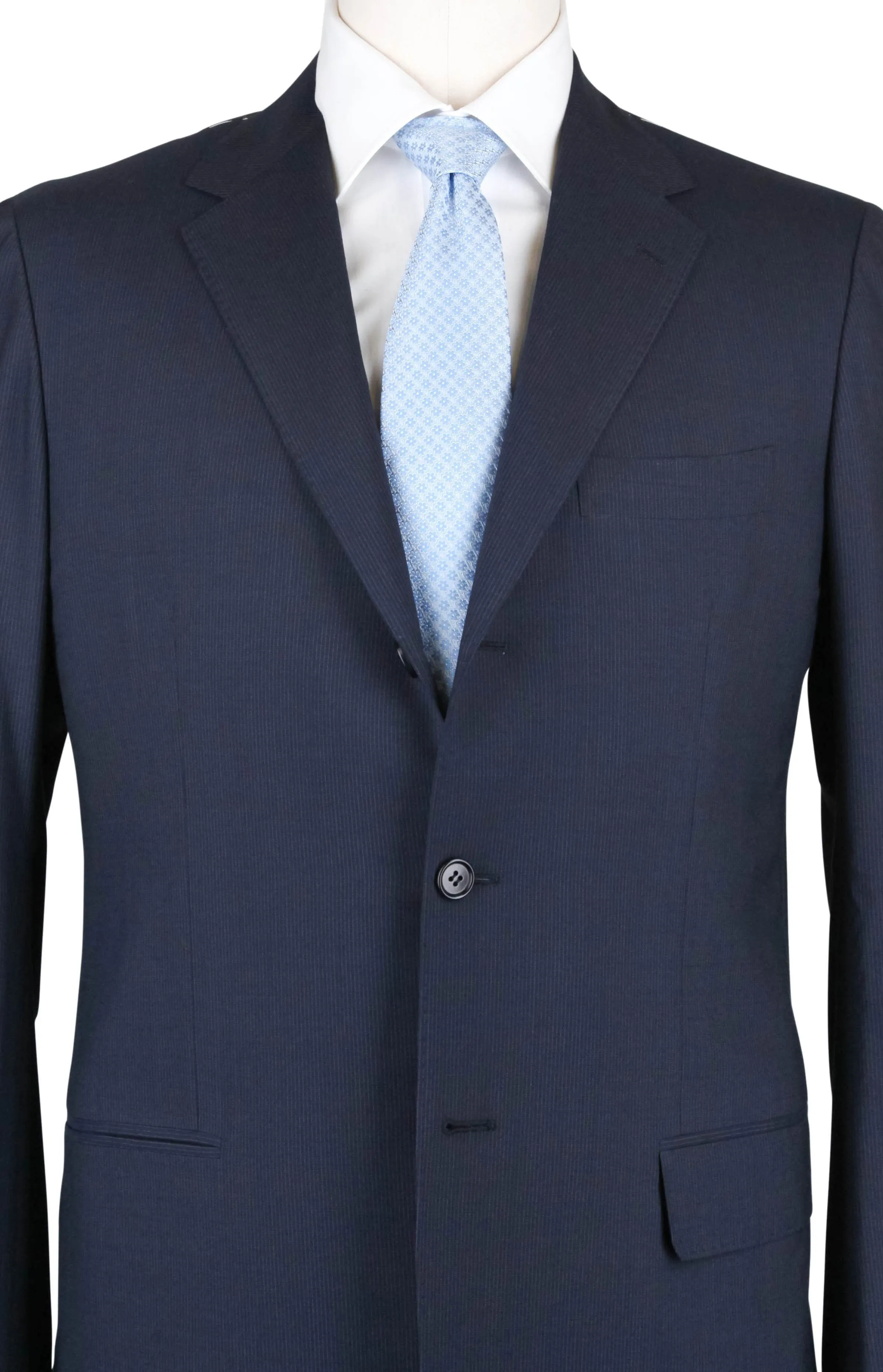 Sartorio Napoli Navy Blue Suit - 43 US / 53 EU